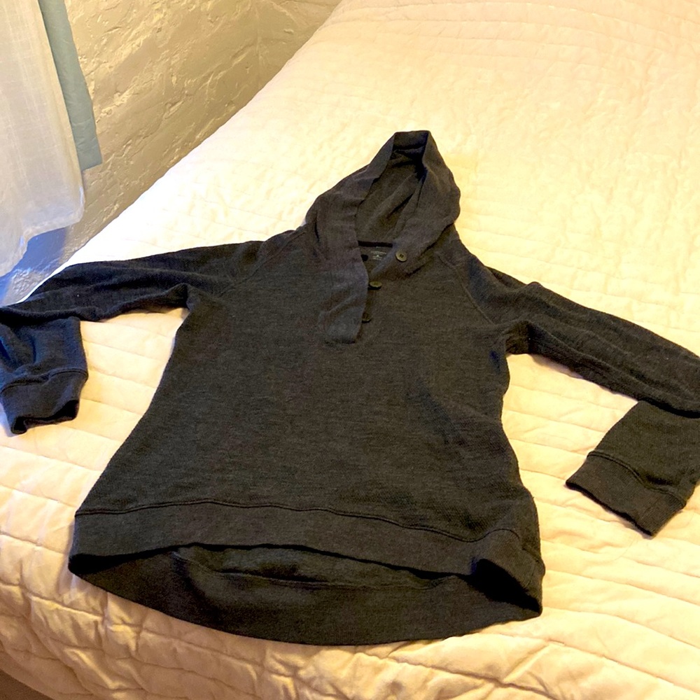 Medium women’s Icebreaker Merino wool cowl neck hooded sweater